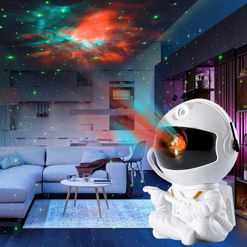 Astronauta Projetor Lâmpada led Decoração Quarto