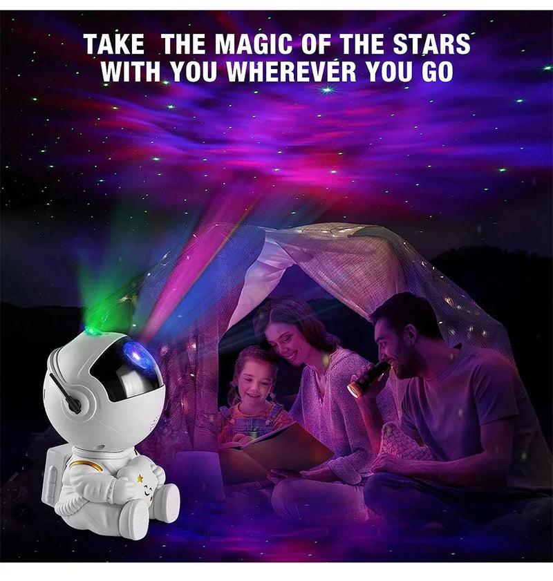 Astronauta Projetor Lâmpada led Decoração Quarto